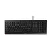 CHERRY STREAM tastatur Kontor USB QWERTY US engelsk Sort