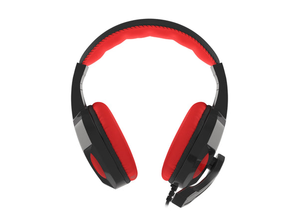 GENESIS Argon 110 Headset Ledningsført Spil Sort, Rød