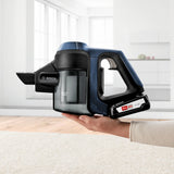 Bosch Serie 6 BBS611PCK stav støvsuger & elektrisk kost 2-i-1 stangstøvsuger Batteri Dry Hygiejnefilter Poseløs Blå 2,5 At