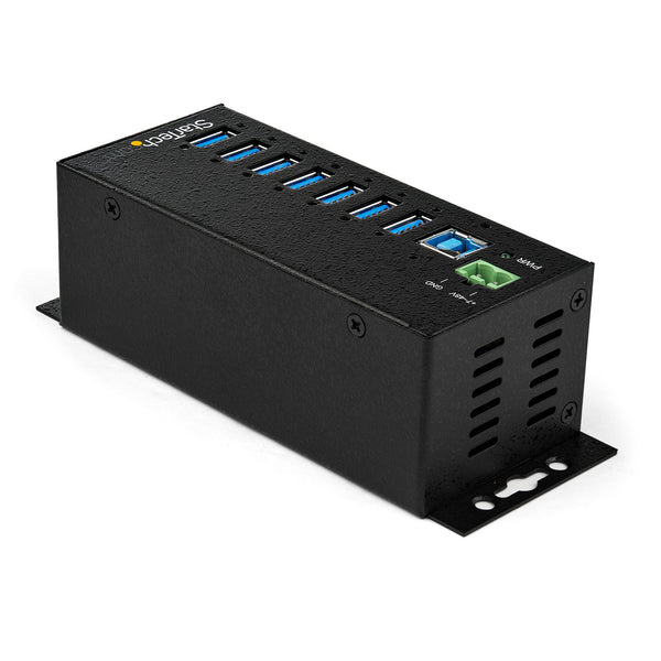 StarTech.com HB30A7AME interface hub USB 3.2 Gen 1 (3.1 Gen 1) Type-B 5000 Mbit/s Sort