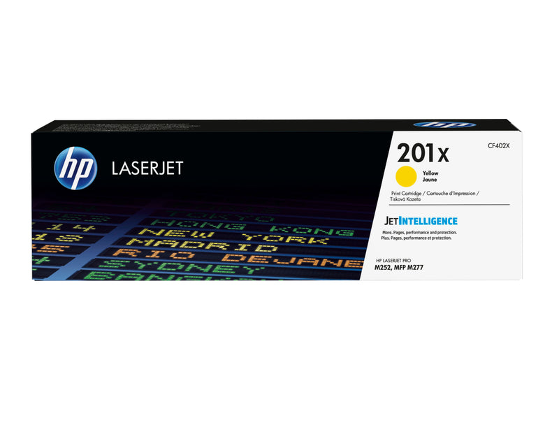 HP 201X High Yield Yellow Original LaserJet Toner Cartridge tonerpatron 1 stk