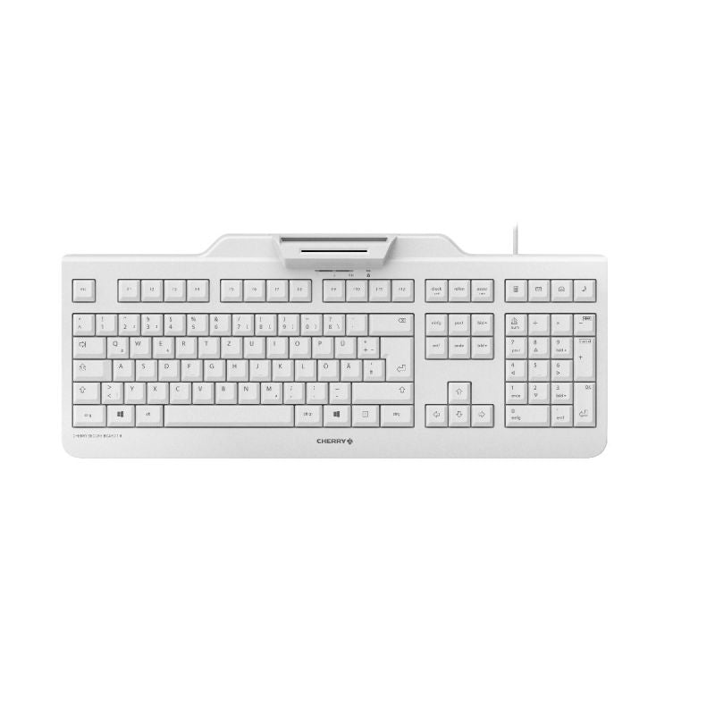 CHERRY SECURE BOARD 1.0 tastatur Kontor USB QWERTZ Tysk Grå