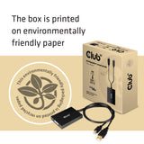 CLUB3D cac-1130 0,6 m MiniDP/USB-A DVI-D Sort