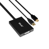 CLUB3D cac-1130 0,6 m MiniDP/USB-A DVI-D Sort