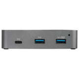 StarTech.com HB31C2A1CGS interface hub USB 3.2 Gen 2 (3.1 Gen 2) Type-C 10000 Mbit/s Sort, Grå