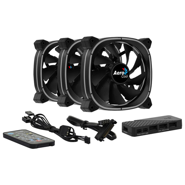 Aerocool Astro 12 Pro Computerkabinet Ventilator 12 cm Sort