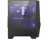 MSI MAG Forge 100M Midi Tower Sort, Transparent