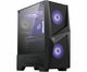 MSI MAG Forge 100M Midi Tower Sort, Transparent