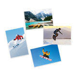HP Advanced Glossy Photo Paper-100 sht/10 x 15 cm borderless Sort, Blå, Hvid Glans