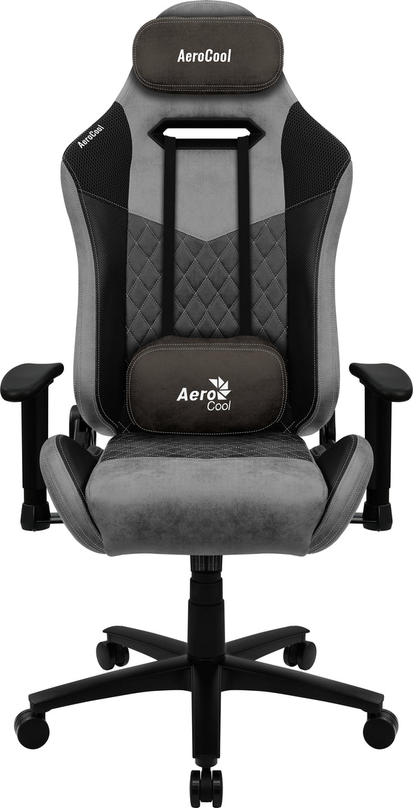 Aerocool DUKE AeroSuede Universal gamingstol Sort, Grå