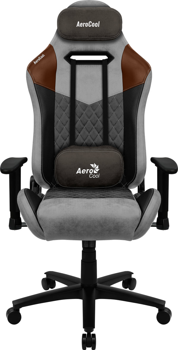 Aerocool DUKE AeroSuede Universal gamingstol Sort, Brun, Grå