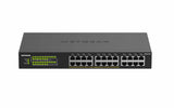 NETGEAR GS324P Ikke administreret Gigabit Ethernet (10/100/1000) Strøm over Ethernet (PoE) 1U Sort