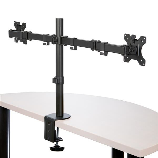StarTech.com ARMDUAL2 skærmbeslag og -stativer 81,3 cm (32") Skrivebord Sort