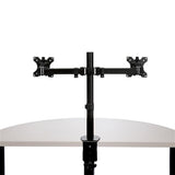 StarTech.com ARMDUAL2 skærmbeslag og -stativer 81,3 cm (32") Skrivebord Sort