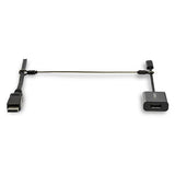 StarTech.com CONNLOCKPK10 kabelorganisator Gulv Kabeltilslutning Sort 10 stk