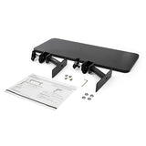 StarTech.com MNRISERCLMP skærmbeslag og -stativer 81,3 cm (32") Skrivebord Sort