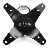 StarTech.com ARMQUADPS skærmbeslag og -stativer 68,6 cm (27") Skrivebord Sølv