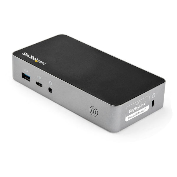 StarTech.com DK30CHHPDEU dockingstation Ledningsført USB 3.2 Gen 1 (3.1 Gen 1) Type-C Sort, Sølv