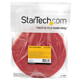 StarTech.com HKLP50RD kabelsamler Krog og løkke kabelbinder Nylon Rød 1 stk