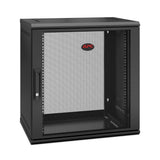 APC NetShelter WX 12U Single Hinged Wall-mount Enclosure 400mm Deep Vægmonteret stativ Sort