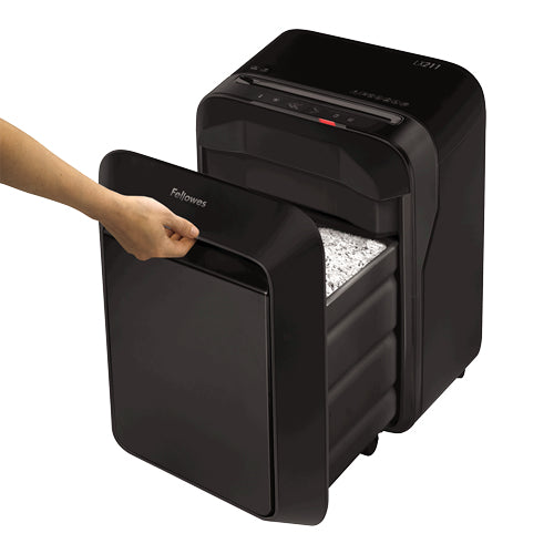 Fellowes LX Series Powershred LX211 papirmakulator Mikromakulering Sort