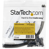 StarTech.com CONNLOCKPK20 kabelorganisator Gulv Kabeltilslutning Sort 20 stk
