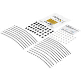 StarTech.com CONNLOCKPK20 kabelorganisator Gulv Kabeltilslutning Sort 20 stk
