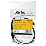 StarTech.com RUSB2AC1MB USB-kabel USB 2.0 1 m USB A USB C Sort