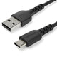 StarTech.com RUSB2AC2MB USB-kabel USB 2.0 2 m USB A USB C Sort