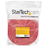 StarTech.com HKLP100RD kabelsamler Krog og løkke kabelbinder Nylon Rød 1 stk