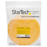 StarTech.com HKLP50YW kabelsamler Krog og løkke kabelbinder Nylon Gul 1 stk