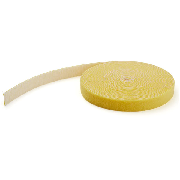 StarTech.com HKLP25YW kabelsamler Krog og løkke kabelbinder Nylon Gul 1 stk