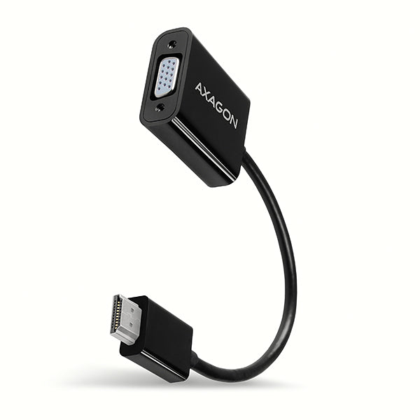 Axagon RVH-VGN videokabel adapter 0,15 m HDMI Type A (Standard) VGA (D-Sub) Sort