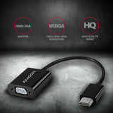 Axagon RVH-VGN videokabel adapter 0,15 m HDMI Type A (Standard) VGA (D-Sub) Sort
