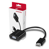 Axagon RVH-VGN videokabel adapter 0,15 m HDMI Type A (Standard) VGA (D-Sub) Sort