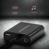 Axagon RVH-VGAN videokabel adapter 0,15 m HDMI Type A (Standard) VGA (D-Sub) Sort