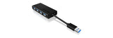 ICY BOX IB-AC6104-B USB 3.2 Gen 1 (3.1 Gen 1) Type-A 5000 Mbit/s Sort