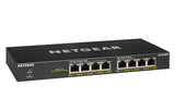 NETGEAR GS308PP Ikke administreret Gigabit Ethernet (10/100/1000) Strøm over Ethernet (PoE) Sort