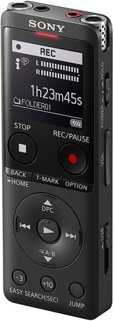 Sony ICD-UX570 Intern hukommelse & flash kort Sort