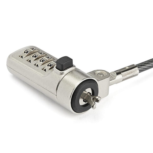 StarTech.com LTLOCKNBL kabellås Sort, Sølv 2,043 m