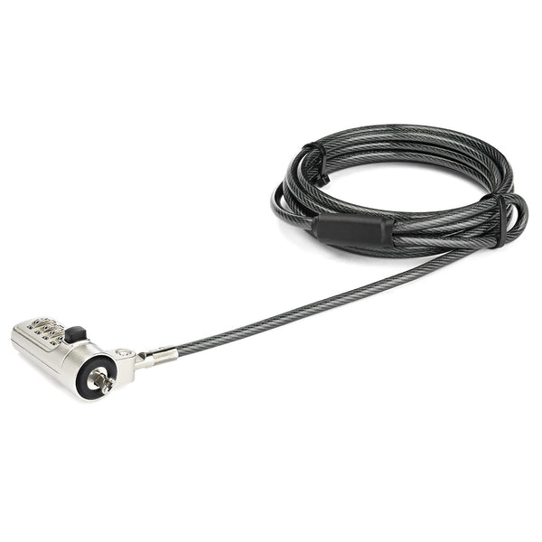 StarTech.com LTLOCKNBL kabellås Sort, Sølv 2,043 m