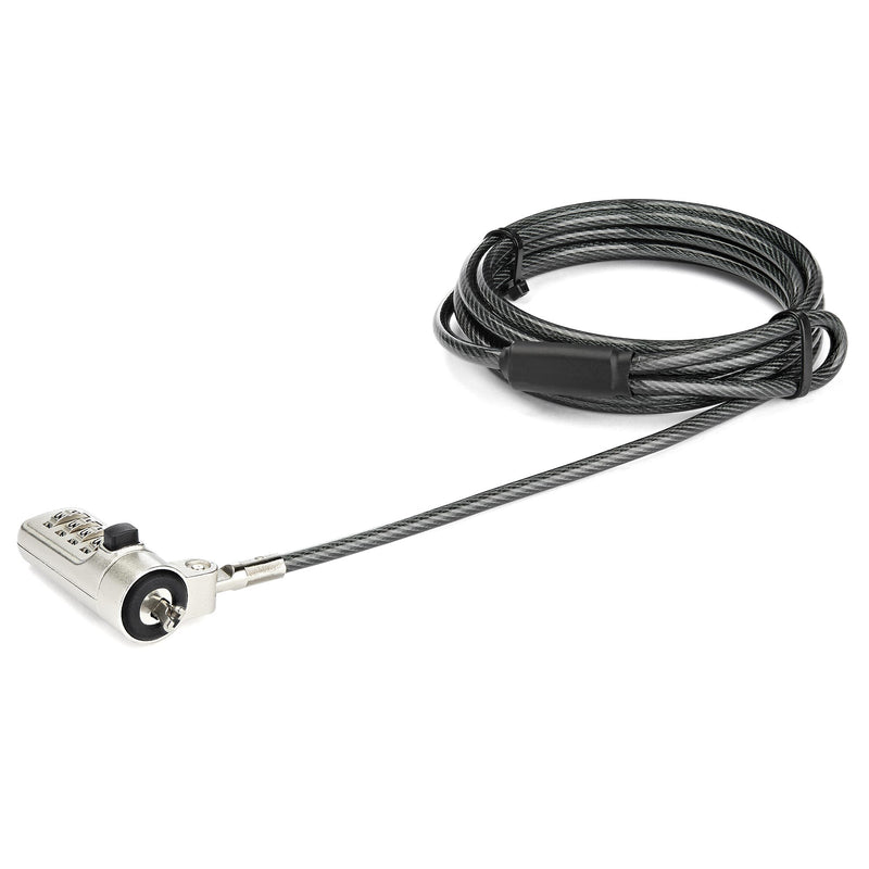 StarTech.com LTLOCKNBL kabellås Sort, Sølv 2,043 m