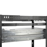 StarTech.com UNIRAILS1UB tilbehør til rack Stativskinne