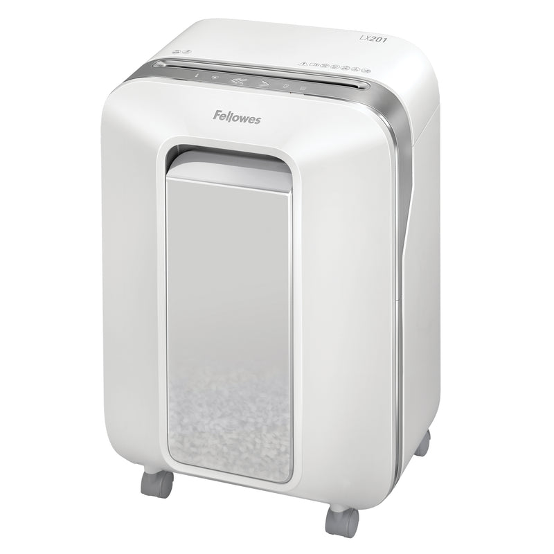 Fellowes Powershred LX201 papirmakulator Mikromakulering 23 cm Hvid