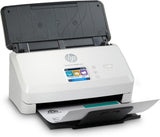 HP Scanjet Pro N4000 snw1 Sheet-feed Scanner Skanner med papir-tilførsel 600 x 600 dpi A4 Sort, Hvid