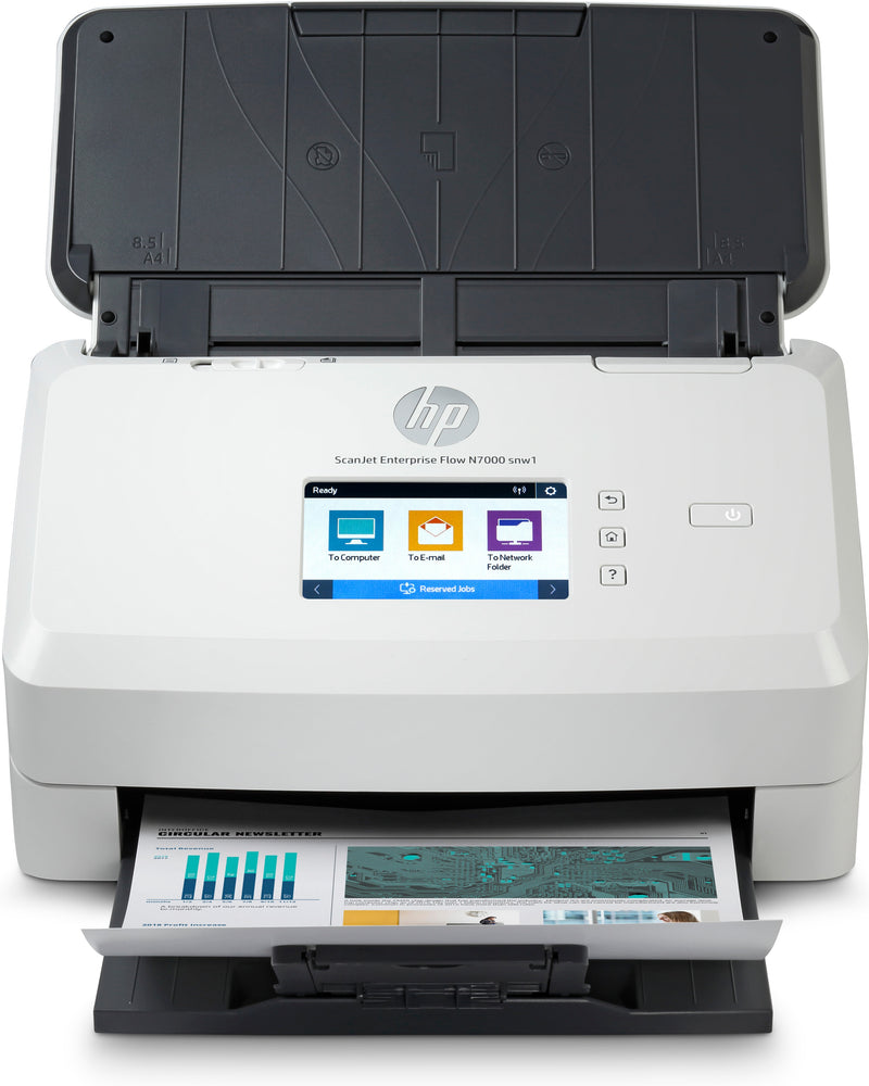 HP Scanjet Enterprise Flow N7000 Skanner med papir-tilførsel 600 x 600 dpi A4 Hvid
