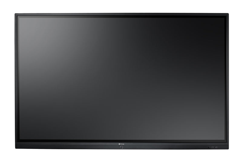 AG Neovo IFP-7502 Interaktivt fladpanel 189,2 cm (74.5") LCD Wi-Fi 350 cd/m² 4K Ultra HD Sort Berøringsskærm Indbygget processer Android 8.0