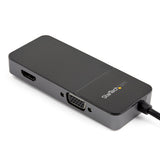 StarTech.com USB32HDVGA USB grafisk adapter 3840 x 2160 pixel Sort, Sølv