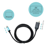 i-tec C31CBLHDMI60HZ2M videokabel adapter 2 m USB Type-C HDMI Sort