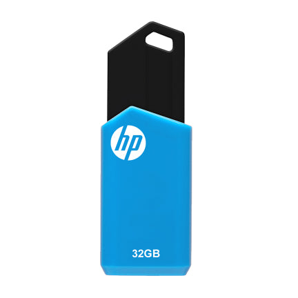 HP v150w USB-nøgle 32 GB USB Type-A 2.0 Sort, Blå